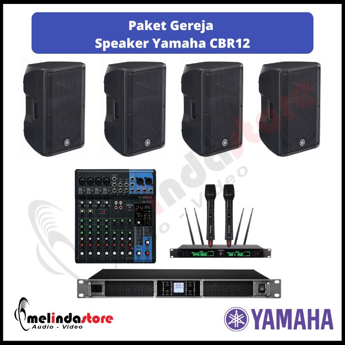 Paket Sound Gereja Speaker Pasif Yamaha CBR 15 | 4 Speaker Paket Sound Gereja Speaker Pasif Yamaha CBR 15 | 4 Speaker